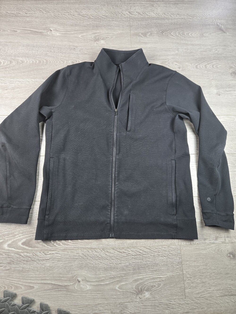 Lululemon Sohourn Jackey Mens xl Black Warpstreme Full Zip